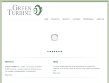 Tablet Screenshot of greenturbine.eu